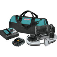 BAND SAWS | Makita 18V LXT Brushless Lithium-Ion 2 in. Cordless Sub-Compact Band Saw Kit (2 Ah)