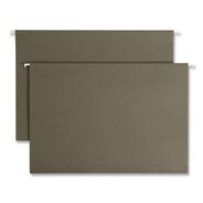 FILING AND FOLDERS | Smead 2 in. Capacity Legal Size Box Bottom Hanging File Folders - Standard Green (25/Box)