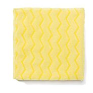 CLEANING AND SANITATION | Rubbermaid Commercial 16 in. x 16 in. Microfiber Reusable Cleaning Cloths - Yellow (12/Carton)