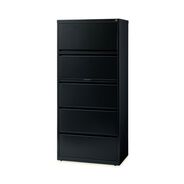 OFFICE FURNITURE AND LIGHTING | Alera 30 in. x 18.62 in. x 67.62 in. Five Legal/Letter/A4-Size File Drawers Lateral File Cabinet - Black