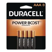 HOUSEHOLD BATTERIES | Duracell Power Boost CopperTop Alkaline AAA Batteries (40/Carton)
