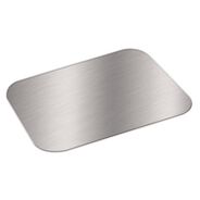 PRODUCTS | Handi-Foil HFA 4045L 6.25 in. x 8.37 in. Foil Laminated Board Lid for Take Out Containers - White/Silver (500/Carton)