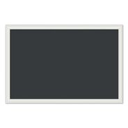 BULLETIN BOARDS | U Brands 30 x 20 Magnetic Chalkboard with Decor Frame - Black Surface/White Wood Frame