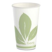 TABLETOP AND SERVEWARE | SOLO RW16BB-JD110 Bare Eco-Forward 16 oz. Paper Cold Cups - Green/White (1000/Carton)