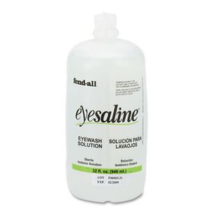 FIRST AID | Honeywell 32 oz. Bottle Fendall Eyesaline Eyewash Saline Solution Bottle Refill