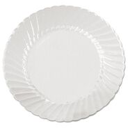 TABLETOP AND SERVEWARE | WNA 6 in. Diameter Plastic Classic ware Plates - Clear (180/Carton)