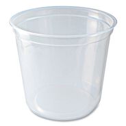 PRODUCTS | Fabri-Kal 000000000009505103 4.6 in. x 4.1 in. 24 oz. Microwavable Plastic Deli Containers - Clear (500/Carton)