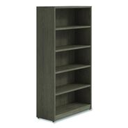 OFFICE FILING CABINETS AND SHELVES | Alera 36 in. x 14 in. x 65 in. 5-Shelf Seville Bookcase - Walnut