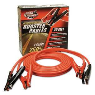 PRODUCTS | Coleman Cable 20 ft. 4 ga, 500 amp Black Auto-Booster Cables