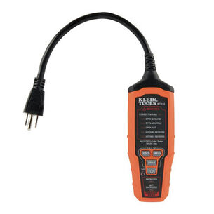 PRODUCTS | Klein Tools AFCI and GFCI Receptacle North American Electrical Outlet Tester