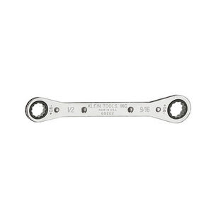 BOX WRENCHES | Klein Tools 1/2 in. x 9/16 in. Ratcheting Box Wrench