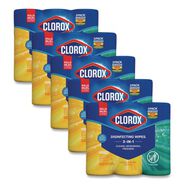 PRODUCTS | Clorox 30112 7 in. x 8 in. 1-Ply Disinfecting Wipes - Fresh Scent/Citrus Blend (35/Canister, 3/Pack, 5 Packs/Carton)