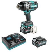 PRODUCTS | Makita 40V MAX XGT Brushless Lithium-Ion 1/2 in. Square Drive Cordless 4‑Speed High‑Torque Impact Wrench Kit with Detent Anvil (2.5 Ah)