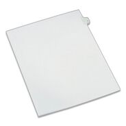 DIVIDERS AND TABS | Avery 10-Tab "4-in 11 in. x 8.5 in. Allstate Style Preprinted Legal Exhibit Side Tab Index Dividers - White (25/Pack)