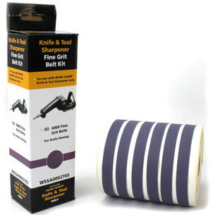  | Work Sharp 6,000 Silicon Carbide Abrasive Honing Belt Kit for WSKTS (6-Pack)