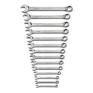 WRENCHES | GearWrench 81925 14 pc. Full Polish Combination Non-Ratcheting Wrench Set,6-19mm Metric