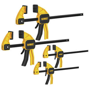 CLAMPS | Dewalt Medium and Large Trigger Clamps 4-Pack