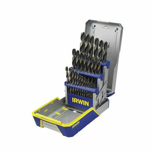 PRODUCTS | Irwin 29 Piece Black and Gold Metal Index Drill Bit Set
