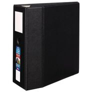 BINDERS | Avery 3 Locking One Touch EZD Rings 5 in. Capacity 11 in. x 8.5 in. Heavy-Duty Non-View Binder with DuraHinge, Spine Label, and Thumb Notch - Black
