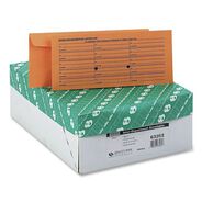 MAILING PACKING AND SHIPPING | Quality Park 4.5 x 10.38 Fold Flap Kraft Trade Size Interoffice Envelope - Brown Kraft (500/Box)
