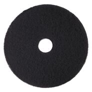 CLEANING TOOLS | 3M 15 in. Diameter Low-Speed High Productivity Floor Pad 7300 - Black (5/Carton)