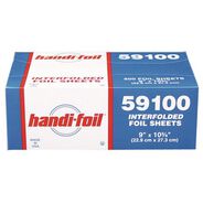 TABLETOP AND SERVEWARE | Handi-Foil HFA 59100 9 in. x 10.75 in. 55 Gauge Interfolded Foil Sheets (3000/Carton)