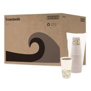 FOOD TRAYS CONTAINERS LIDS | Boardwalk BWKDEER16HCUP 16 oz. Deerfield Printed Paper Hot Cups (50 Cups/Sleeve, 20 Sleeves/Carton)