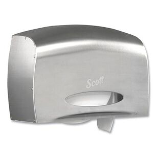 PRODUCTS | Scott 14.38 in. x 6 x 9.75 in. EZ Load Pro Coreless Jumbo Roll Tissue Dispenser - Stainless Steel