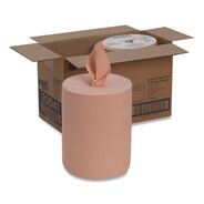 PAPER AND DISPENSERS | Georgia-Pacific 10 in. x 13 in. 1-Ply Medium-Duty Wiper Refill - Unscented, Orange (2 Rolls/Carton)