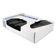 CLEANING AND SANITATION | Heritage 38 in. x 58 in. 1.7 mil 60 gal. Flat Pack X-Liner Reprocessed Liners - Black (100/Carton)