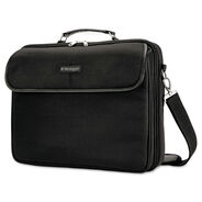 PRODUCTS | Kensington 15.75 x 3 x 13.5 Simply Portable 30 Polyester Laptop Case, Fits Devices Up to 15.6 in. - Black
