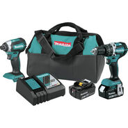 COMBO KITS | Makita XT269M 18V LXT Brushless Lithium-Ion 2-Tool Cordless Combo Kit (4 Ah)