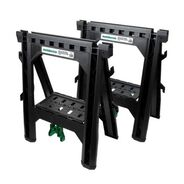 POWER TOOL ACCESSORIES | Metabo HPT 115445M 27 In. Plastic Sawhorse (2-Pack)