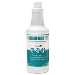 PRODUCTS | Fresh Products 32 oz. Conqueror 103 Odor Counteractant Concentrate - Lemon (12/Carton)