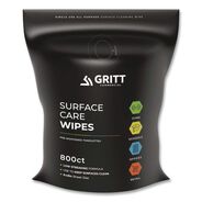 PRODUCTS | Gritt Commercial GRI5RW1 Surface Care Wipes, 1-Ply, 6 x 8, Fresh Scent, White, 800 Wipes