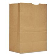 FACILITY MAINTENANCE SUPPLIES | Ross & Wallace Paper Products 110415 12 in. x 7 in. x 17 in. 75 lbs. Capacity 1/6 BBL Grocery Paper Bags - Kraft (400/Bundle)