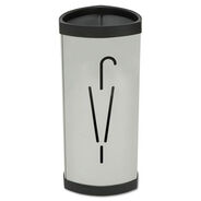 PRODUCTS | Alba 10.25w x 10.25d x 23.67h Steel Triangular Umbrella Stand - Silver/Black