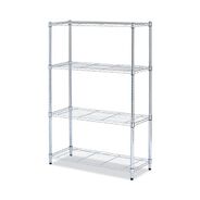 TOOL STORAGE | Alera 36 in. x 14 in. x 54 in. 4-Shelf Residential Wire Shelving - Silver
