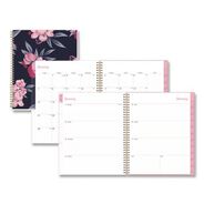 PRODUCTS | Blue Sky 11 in. x 8.5 in. 12-Month (Jan to Dec): 2026 Mimi Pink Monthly Planner - Floral Artwork, Pink/Blue/Rose Cover