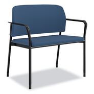 OFFICE CHAIRS | HON Accommodate Series 33.5 in. x 21.5 in. x 32.5 in. Bariatric Chair with Arms - Elysian Seat/Back, Charblack Legs