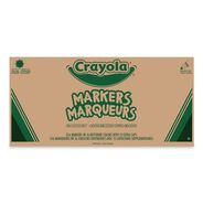 MARKERS | Crayola Broad Bullet Tip Non-Washable Marker - Assorted Classic Colors (256/Box)