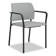 OFFICE CHAIRS | HON Accommodate Series 23.5 in. x 22.25 in. x 32 in. Guest Chair with Arms - Flint Seat/Back/Charblack Legs (2/Carton)
