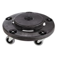 PRODUCTS | Rubbermaid Commercial 18 in. x 6.63 in. 250 lbs. Capacity Brute Round Twist On/Off Dolly - Black