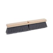 BROOMS | Boardwalk 3 in. Flagged Polypropylene Bristles 18 in. Brush Floor Brush Head - Gray