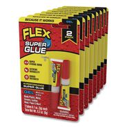 ADHESIVES AND GLUES | Flex Seal Products 0.1 oz Flex Super Glue - Dries Clear (8/Carton)