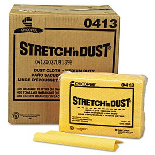 PRODUCTS | Chix 12.6 in. x 17 in. Stretch 'n Dust Cloths - Yellow (40/Pack, 10 Packs/Carton)