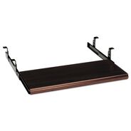 OFFICE FURNITURE ACCESSORIES | HON H4022.N 21.5w x 10d Laminate Slide-Away Keyboard Platform - Mahogany