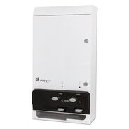 PRODUCTS | HOSPECO Evogen 14 in. x 7.75 in. x 26.25 in. Metal Feminine Hygiene Dispenser - White/Black