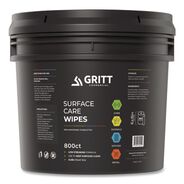 PRODUCTS | Gritt Commercial GRI5RW1B Surface Care Wipes, 1-Ply, 6 x 8, Fresh Scent, White, 800 Wipes/Bucket