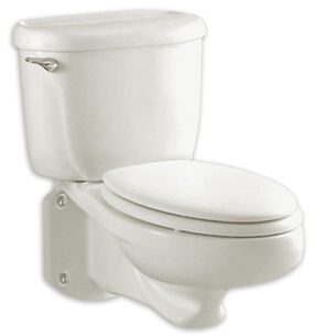  | American Standard Glenwall Elongated 2-Piece Wall Mount Toilet (White)